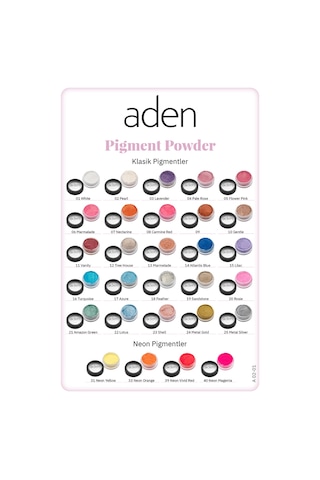 Aden Pigment Powder - Pigment Tozu Lavander Lavanta 0
