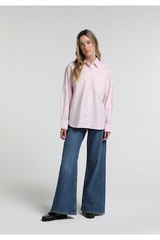 Colin's Colins Boyfriend Fit Shirt Neck Düz Kadın Pembe Uzun Kol Gömlek Cl1081487 Q1.v1 Pın