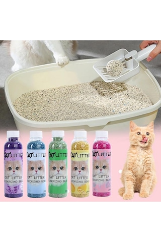 Kedi Kumu Koku Giderici Granül Parfüm - Uzun Süreli Ferahlık Sunan Kedi Kumu Kokusu Giderici, Etkili Koku Nötrleşt