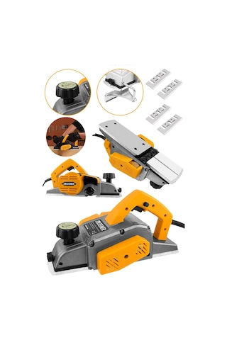 Steiner 4200 Watt Bakır Sargılı Planya Rende Makinesi + 4 Bıçak S