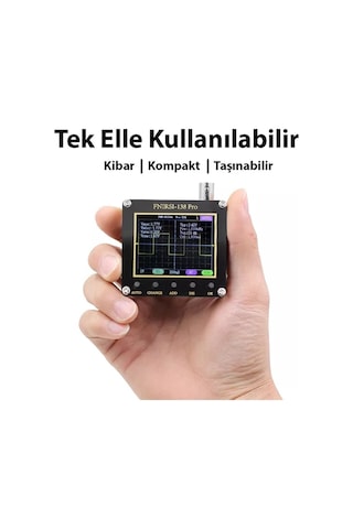 Fnirsi 2.4 Inç 138PRO El Tipi Taşınabilir Osiloskop