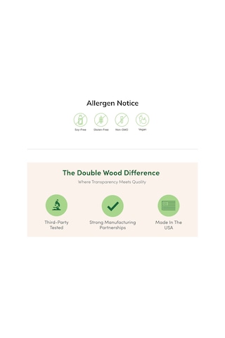 Double Wood Nad + 500 Mg 60 Kapsul.45. Aromasız