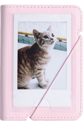 Fujifilm Instax Mini 12 Fotoğraf Makinesi + 10'lu Film + Mini Albüm + Deri Kılıf Seti Pembe