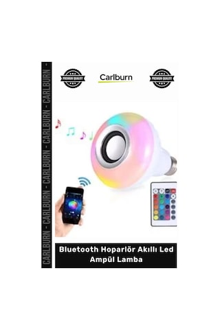 Ampül Akıllı Ev Uzaktan Kumandalı E27 Kablosuz Rgb Bluetooth Hoparlör Akıllı Led Ampül Lamba Diğer