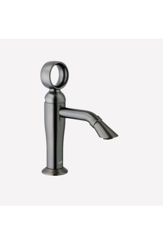 İtalyan Webert Opera Lavabo Bataryası Mat Siyah -sifon Kumandalı