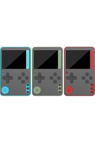 500 Oyunlu 8 Bit 2.4" Ekran Slim Kasa El Atarisi (İthalatçı Garantili) Çok Renkli