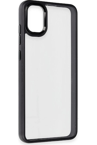 Cosmotex Newface Samsung Galaxy Uyumlu  A05 Kılıf Power Silikon - Siyah Sıyah