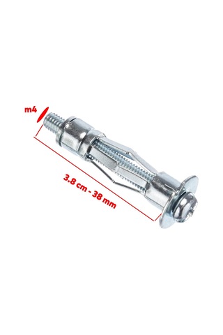 Çelik Alçıpan Ve Boşluk Dübel Frt Tuğla Paraşüt Duvar Bims 3x46 Metal 5 Adet
