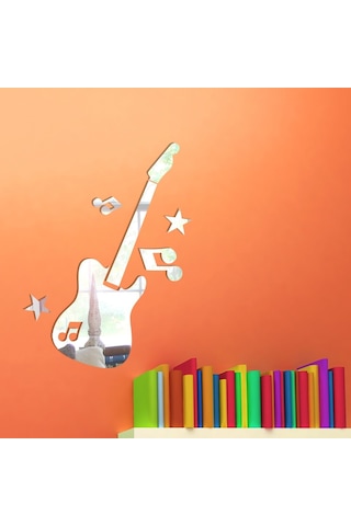 Gitar Dekoratif Ayna Şeffaf