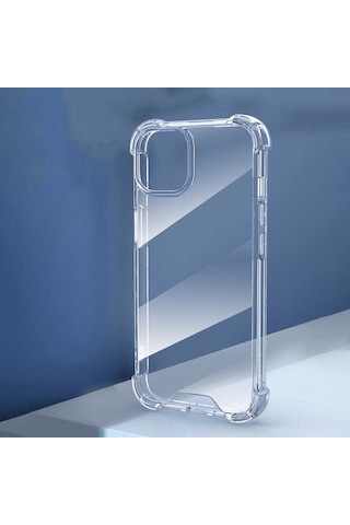 Apple Uyumlu iPhone 14 Pro Zore Nitro Anti Shock Silikon-renksiz Renksiz
