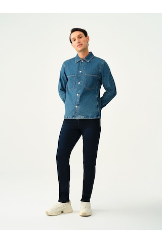 LOFT Oversize Fit Erkek Ceket Lf2034851 Q1.v1 Denim