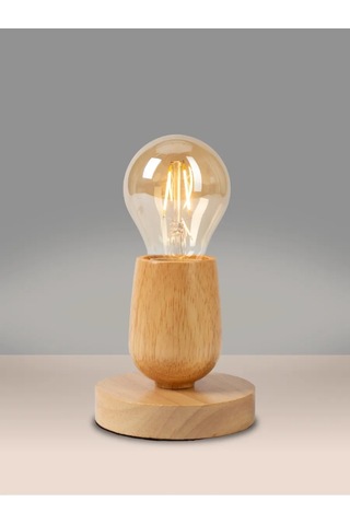 Lamplandia Masa Lambası, Gece Lambası 237903523 Açık Renk Ahşap