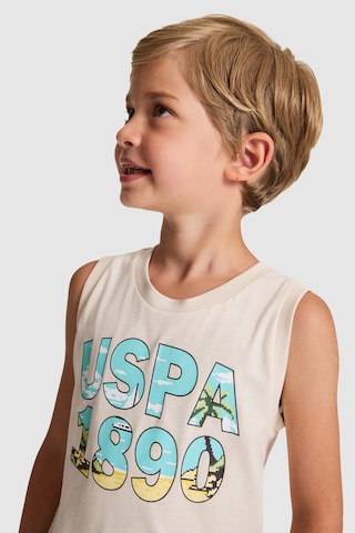 U.S. Polo Assn. Erkek Çocuk Bej Pijama Takım 50328674-vr011