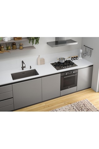 Franke FMA 86 H SG 71 L Ankastre Slate Fırın