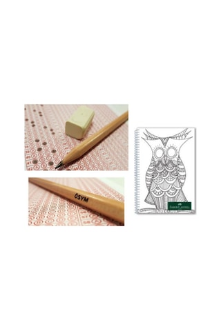 Faber-castell Natural Ösym Kurşun Kalemi 40"lı 2,5 B Faber-castell 100 Yp Çizgili Defter A4 1 Adet