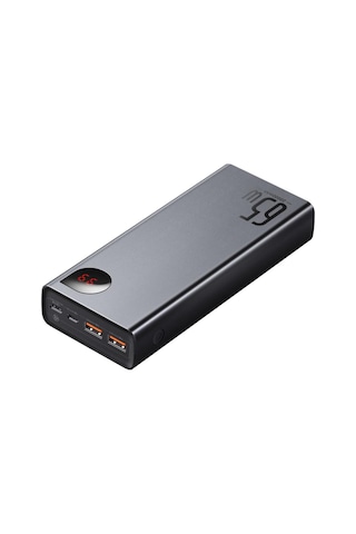 Baseus Adaman 65W 20.000 Mah Telefon Tablet Apple Uyumlu MacBook Dijital Ekran-Siyah