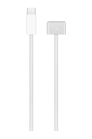 Schitec Usb-c Magsafe 3 Şarj Kablos Örgülü U 2 Metre Apple Uyumlu MacBook Air Pro Gümüş