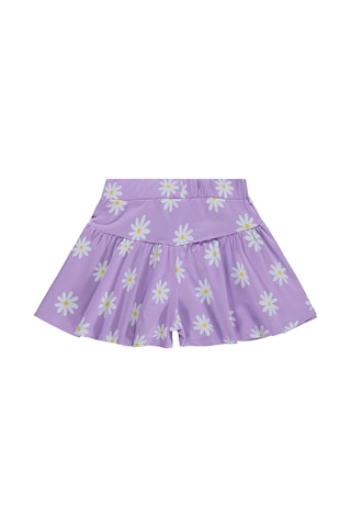 Civil Girls Papatya Desenli 6-9 Yaş Etek - Lila