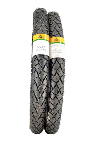 275-17 Ve 250-17 Cup Lastik Takımı Tt Tubetype - İç Lastikli Tip Hulk