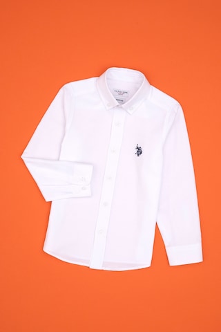 U.s. Polo Assn. Erkek Çocuk Beyaz Gömlek Basic 50316801-vr013 Beyaz