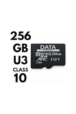 Dataforce 256gb U3 Hafıza Kartı 7/24