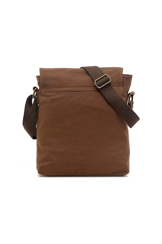 Sones Augur 9088 Retro Dikey Stil Kanvas Omuz Messenger Crossby Çanta