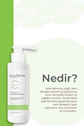 Yağlı Saçlar Için Pure Balance Şampuan 100 Ml