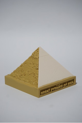Giza Piramidi Dekoratif Öğretici Piramit Kesiti - Dekoratif Ve Kullanışlı 3d Maket 10 Cm