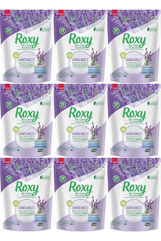 Dalan Roxy Bio Clean Matik Sabun Tozu 800GR Lavanta Bahçesi 9'lu