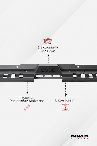 Tüm Marka Ve Modellere Uyumlu Lazer Kesim Metal Yan Basamak - Kutulu Model