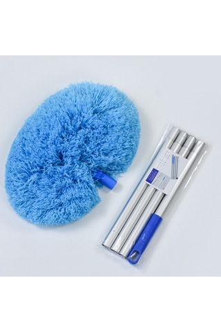 Besthome1 Tavan Fanı Temizleyici Mikrofiber Toz Bezi - 140 Cm Uzatmalı Sap, Mobilya, Yüksek Tavanlar İçin Çok Amaçlı