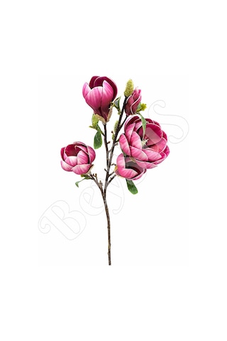 Yapay Manolya Buketi 90 Cm Fuşya