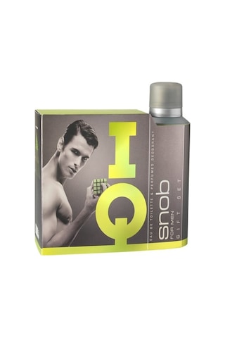 Snob IQ Erkek Parfüm EDT 100 ML + Sprey Deodorant 150 ML