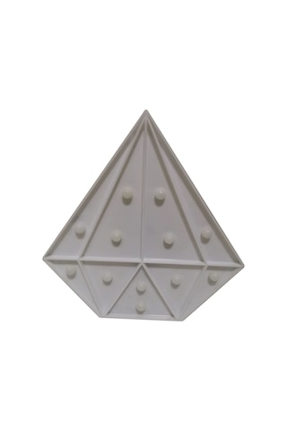 Konesam Beyaz Led Pırlanta Dekoratif Lamba Odalar İçin Oda Aydınlatma Ve Dekorasyon Aleti 2xaa Pil İle Çalışır Pil Dahil Değil Beyaz