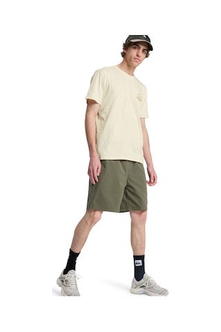 Blıss Poınt Bej Bisiklet Yaka Normal Baskılı Erkek T-shirt Bej