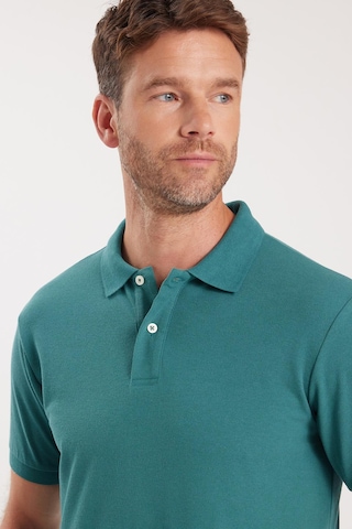 Tudors Erkek Slim Fit Dar Kesim Pamuklu Yumuşak Dokulu Serin Tutan Kumaş Düz Pike Yeşil Polo Yaka Tişört-33701 Yeşil