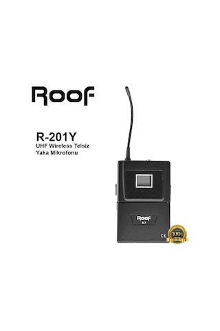 Roof R-201y Uhf Wireless Telsiz Yaka Mikrofonu