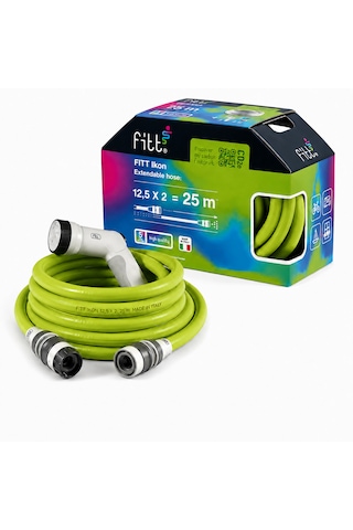 Ikon Lime Uzayan Bahçe Sulama Hortumu Tabancalı 25 Metre Ikon Lime Uzayan Bahçe Sulama Hortumu Tabancalı 25 Metre