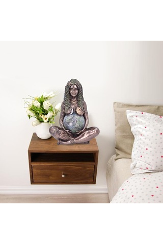 Symbee Antik Yunan Mitolojisi Gaia Tanrıça Heykeli: Yaşamın Kaynağı, Detaylı Rölyef, Dayanıklı Reçine Malzeme Diğer