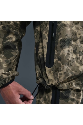 Nike Tech Fleece Windrunner Fz Jacket Camo Erkek Sweatshirt-hv0955-276-tanem Sport Yeşil