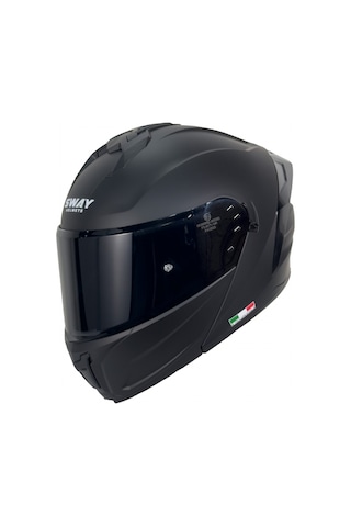 Sway Sw 919 Çene Açılır Kask Mat Siyah