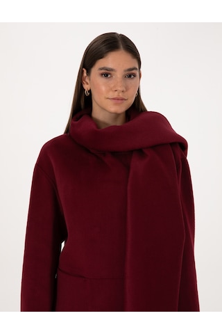 Pierre Cardin Kadın Bordo Kaban 50314273-vr014 Bordo