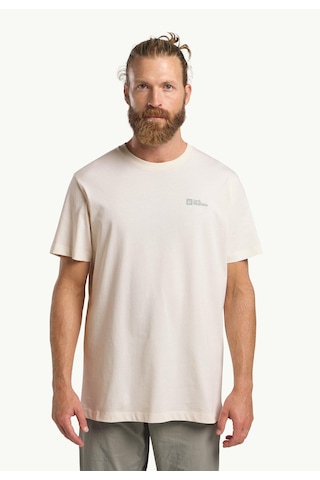 Jack Wolfskin Essential T M Erkek T-shirt-29706 Krem