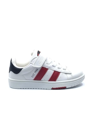 Nike Cool Cooper Unisex Çocuk Günlük Sneaker Spor Ayakkabı Beyaz-kırmızı