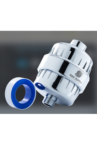 Mak Supply Duş Arıtma Filtresi Krom