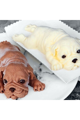 Yunboo Küçük Evler İçin Pratik Kullanıma Uygun Yumuşak Silikon Kedi Şekilli Çikolata-mousse-dondurma Kalıbı Orta Boy İnce Tip Diğer