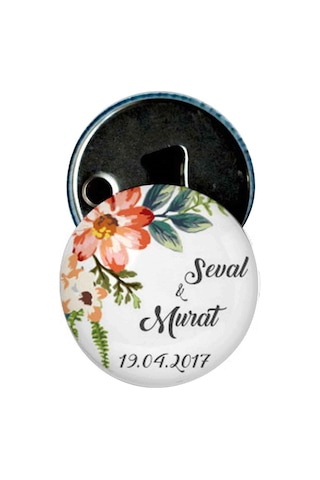 Nikah Şekeri Magnet Kapak Açacak İsimli Söz Nişan Hediyeli DA-087