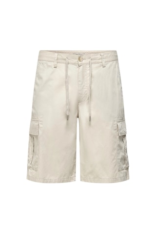 Only & Sons Onsloc Pamuklu Relaxed Normal Bel Cepli Short Erkek Short 22029214 Taş