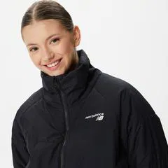 New Balance Classic Puffer Kadın Siyah Mont Siyah
