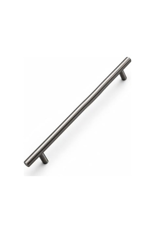 Mobilya Mutfak Dolap Çekmece Dolabı Kulbu Kulpu Kulpları Titanyum Renk 192mm 19,2cm Metal 10 Adet Çok Renkli